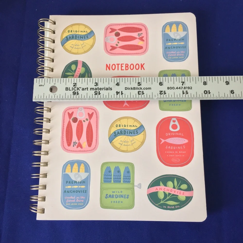 Sardine Notebook and Greeting Card Set